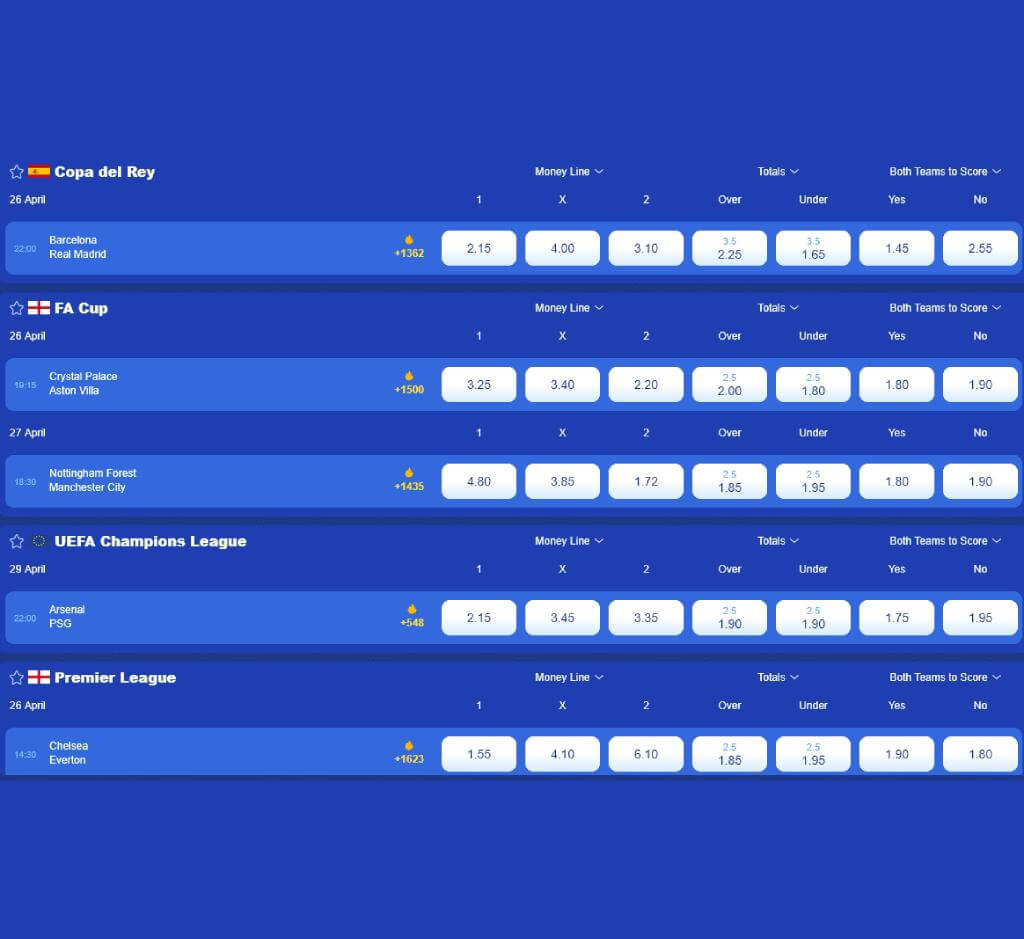 Scommesse sportive di Pistolo su PC